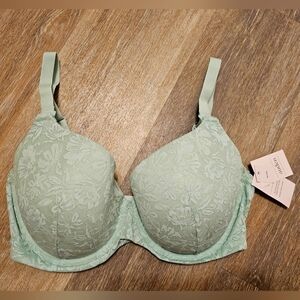 NEW Auden nursing bra 36DD light blue turquoise lace target